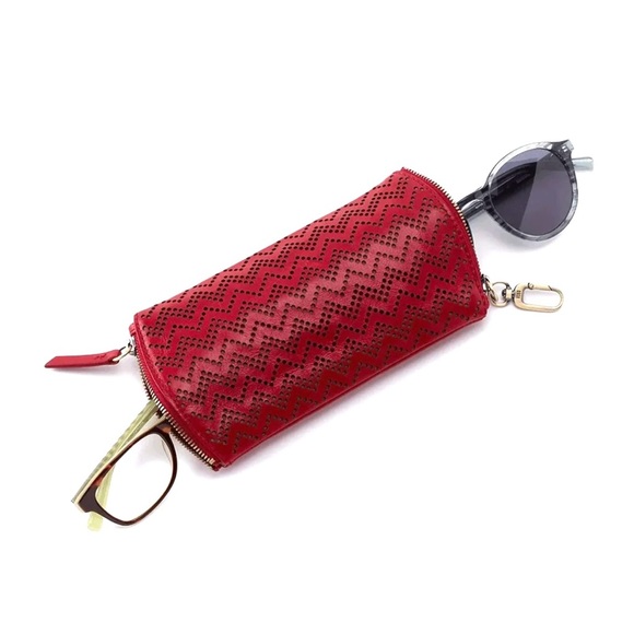 HOBO Accessories - Hobo: Spark Double Eyeglass Case, Crimson